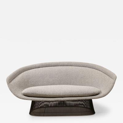 Warren Platner Rare Settee Model 1716 by Warren Platner for Knoll