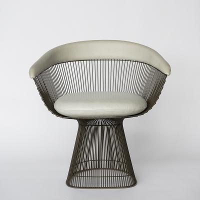 Warren Platner Set of 6 Bronze Dining Chairs USA 1960 s