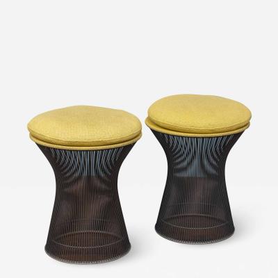 Warren Platner Warren Platner Bronze Stools for Knoll