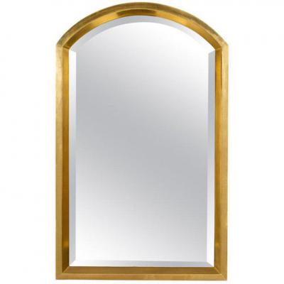 Warren Platner Warren Platner Gold Leaf Arched Mirror