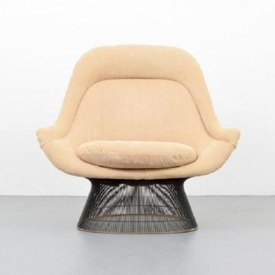 Warren Platner Warren Platner Lounge Chair and Ottoman