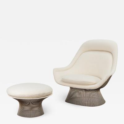 Warren Platner Warren Platner Lounge Chair and Ottoman