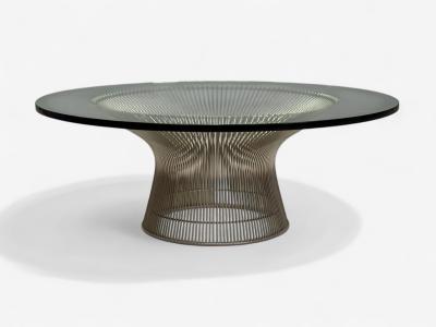 Warren Platner Warren Platner Steel Glass Coffee Table United States 21st C 