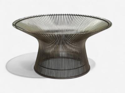 Warren Platner Warren Platner Steel Glass Coffee Table United States 21st C 