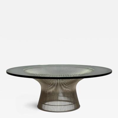 Warren Platner Warren Platner Steel Glass Coffee Table United States 21st C 