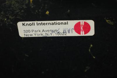 Warren Platner Warren Platner for Knoll Bronze Frame Lounge Chair in Holly Hunt Mohair