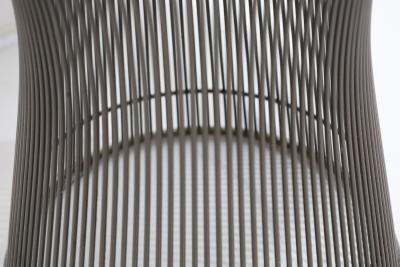 Warren Platner Warren Platner for Knoll Bronze Stool in Textured Boucle