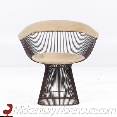 Warren Platner Warren Platner for Knoll Mid Century Bronze Dining Chair