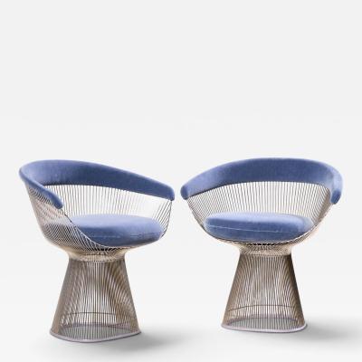 Warren Platner Warren Platner for Knoll Mid Century Dining Chairs Pair