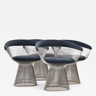 Warren Platner Warren Platner for Knoll Mid Century Dining Chairs Set of 4