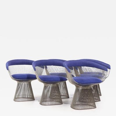 Warren Platner Warren Platner for Knoll Mid Century Dining Chairs Set of 6