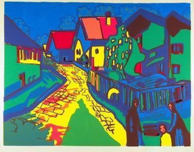 Wassily Kandinsky Untitled City Street