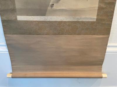 Watanabe Seitei Japanese Ink and Wash Scroll Painting by Watanabe Seitei