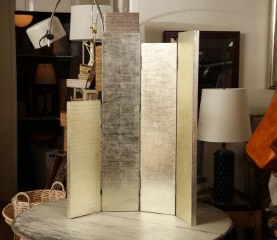 Water Gilded Tabletop Screen