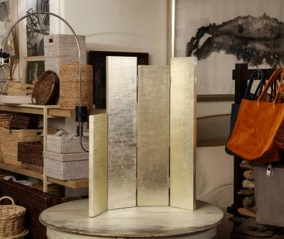 Water Gilded Tabletop Screen