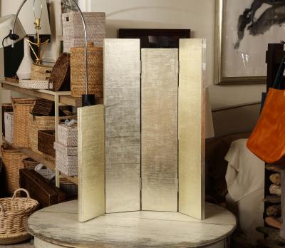 Water Gilded Tabletop Screen