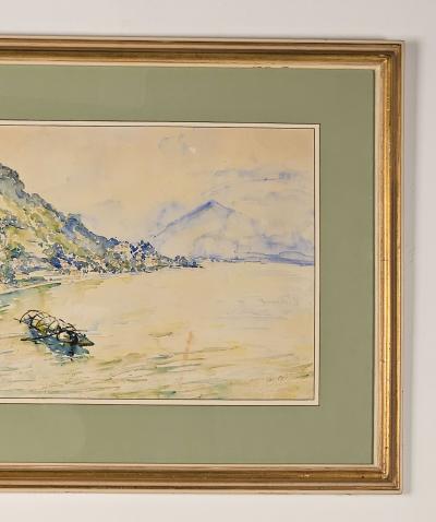 Watercolor by Joseph M Raphael 1869 1950 