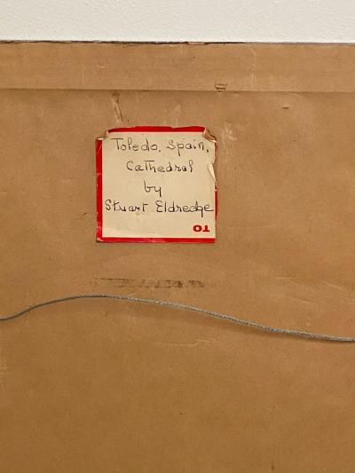 Watercolor by Stuart Elredge Cathedral Toledo Spain