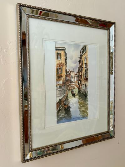 Watercolor of Venice by Noted Artist Bonazzon