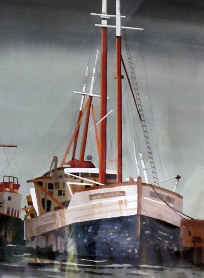 Watercolor on Paper Bair Thorai Ireland Original Painting by Michael Dunlavey