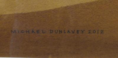 Watercolor on Paper Beached Cinque Terre italy by Michael Dunlavey 2012