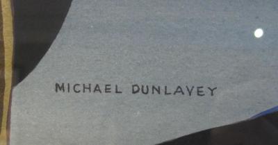 Watercolor on Paper Chiesa di San Maggiore Venice signed Michael Dunlavey