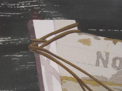 Watercolor on Paper Northwind Bodega Bay California by Michael Dunlavey