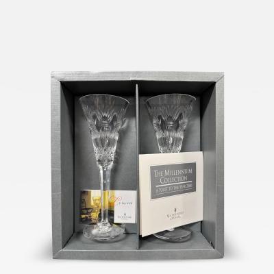 Waterford Crystal Pair of NIB Waterford Crystal The Millennium Collection