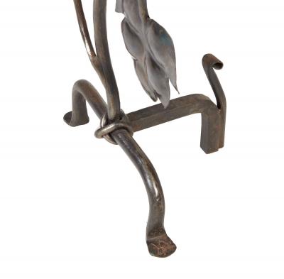 Waving Sunflower Andirons