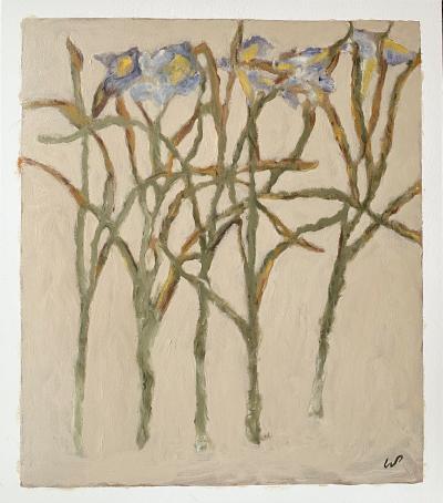 Wayne Pate Five Irises in Decay
