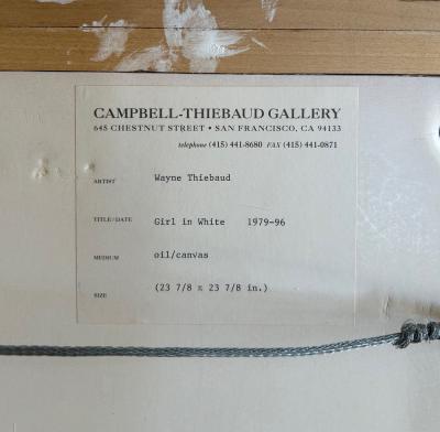 Wayne Thiebaud Girl in White