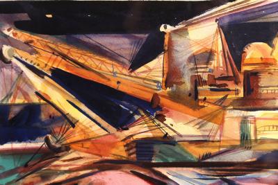 Wayne Thiebaud Gold Dredger Sacramento