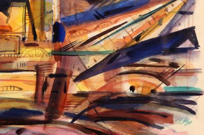 Wayne Thiebaud Gold Dredger Sacramento