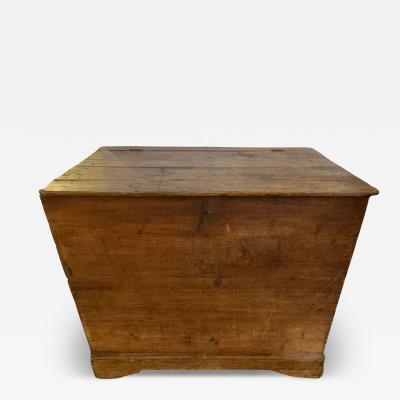 Weathered Wooden Italian Storage Trunk