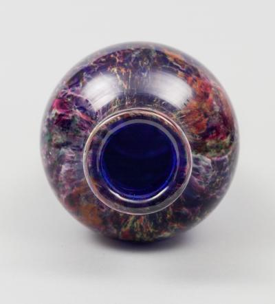 Webb Corbett Webb Corbett Flambe Glass Vase Circa 1930