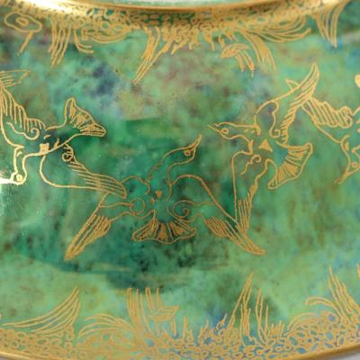 Wedgwood Fairyland Lustre Jumping Faun Lily Tray