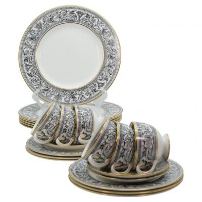 Wedgwood Porcelain Tableware Dinner Service For 12 People