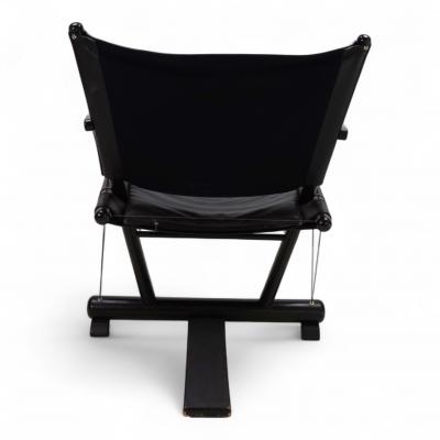 Weish upl Workshops String Leather Chair Postmodern 1980