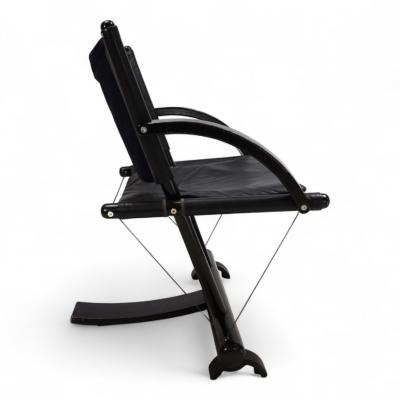 Weish upl Workshops String Leather Chair Postmodern 1980