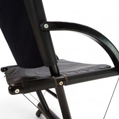 Weish upl Workshops String Leather Chair Postmodern 1980