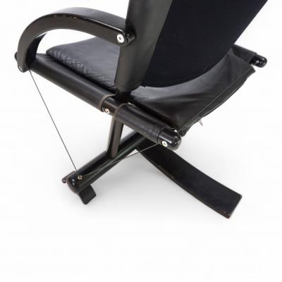 Weish upl Workshops String Leather Chair Postmodern 1980