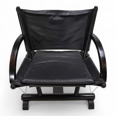 Weish upl Workshops String Leather Chair Postmodern 1980