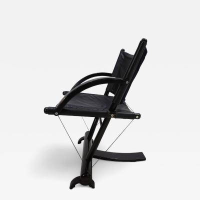 Weish upl Workshops String Leather Chair Postmodern 1980