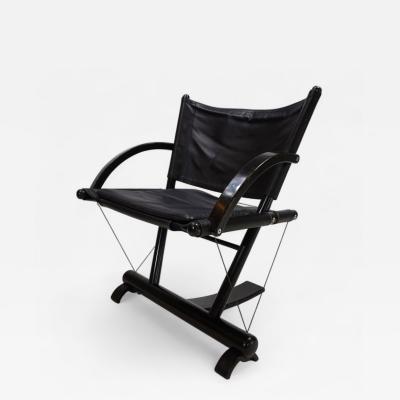 Weish upl Workshops String Leather Chair Postmodern 1980
