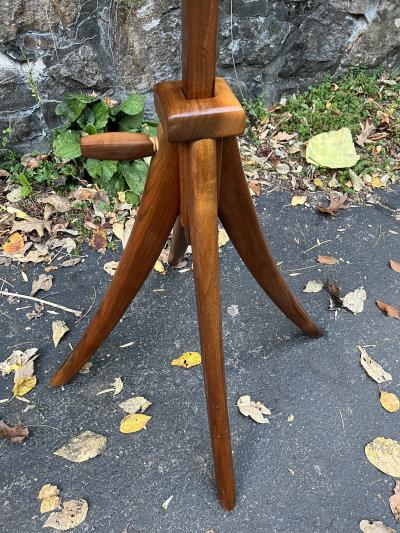 Wendell Castle MID CENTURY ORGANIC MODERNIST WOOD ADJUSTABLE MUSIC STAND WITH FOUR FOOTED BASE