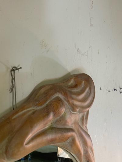 Wendell Castle MODERNIST ORGANIC SCULPTURAL CARVED MIRROR