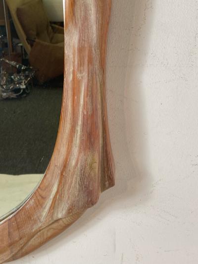 Wendell Castle MODERNIST ORGANIC SCULPTURAL CARVED MIRROR
