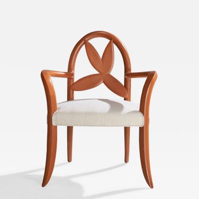 Wendell Castle Springborn Armchair with Cherry Poplar and Fabric USA 1993