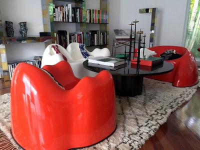 Wendell Keith Castle A vinage Molar lounge chair by Wendell Castle