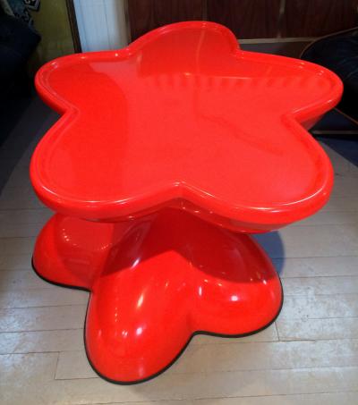 Wendell Keith Castle Rare Vintage Swivel Molar Coffee Table by Wendell Castle